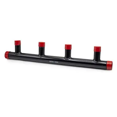 Boiler Header Systems 76705 Header Boiler 1-1/4 x 1 Inch Steel for 4 Zone