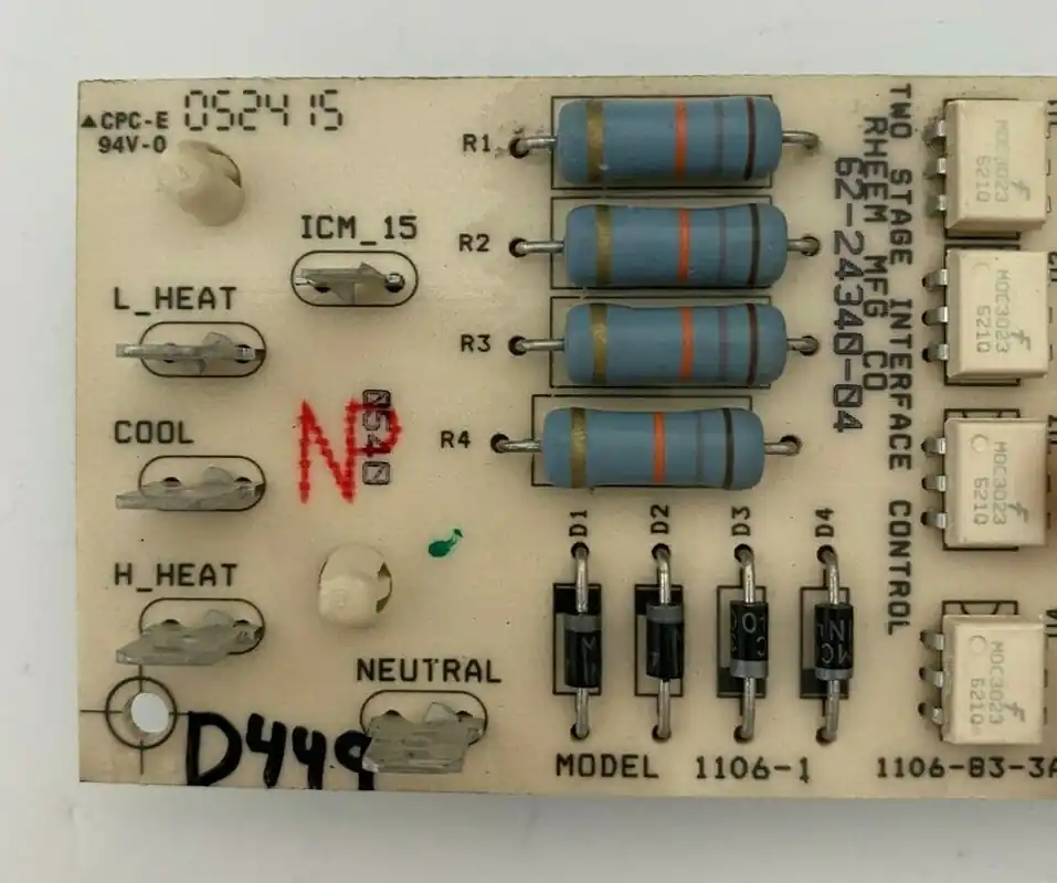Rheem 62-24340-04 Blower Control Board