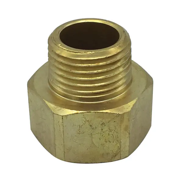 3/4'' Female Garden Hose Thread X 1/2'' Male IPS Hose Nipple (Lead-Free)