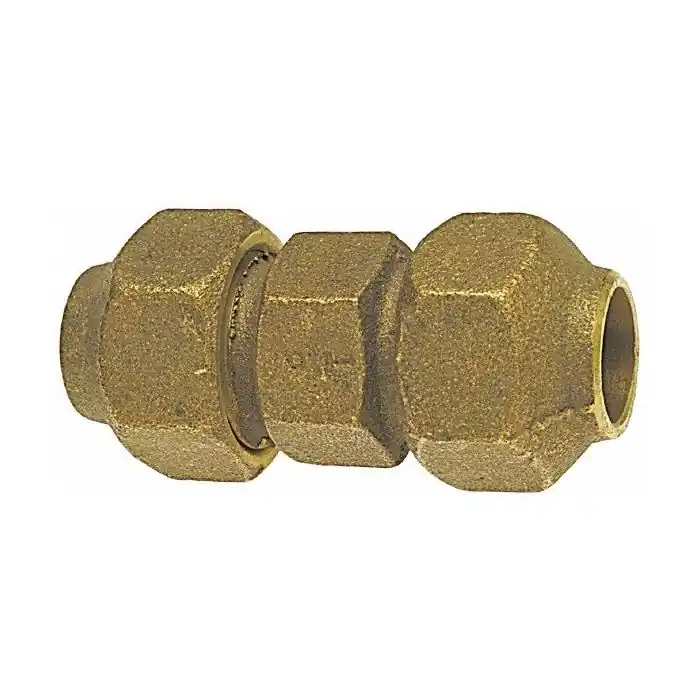 NIBCO 6010250 501 Flare Coupling 1/2 Inch Bronze