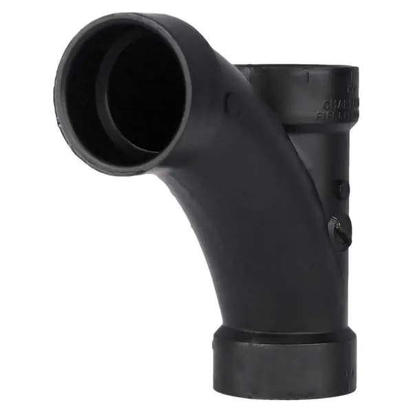 Charlotte Pipe and Foundry ABS005010600 Long Turn Tee Wye 1-1/2 in.