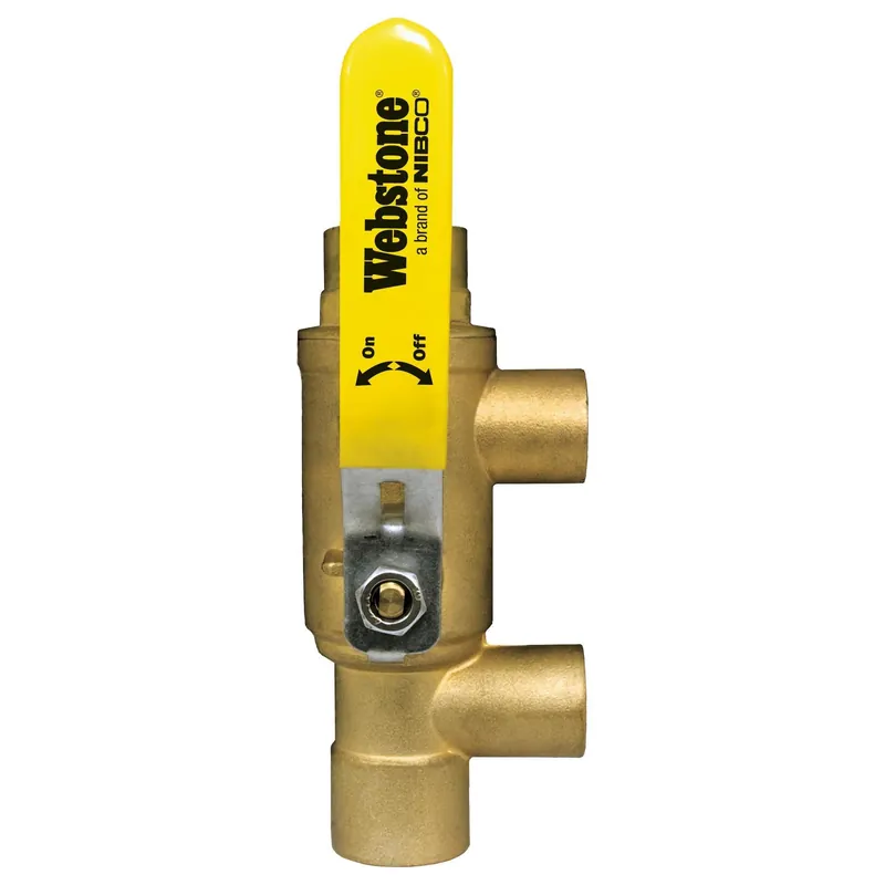 NIBCO H-58644 Purge Tee Ball Valve