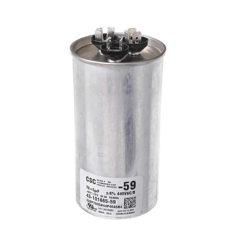 RUUD 43-101665-59 Dual Section Motor Run Capacitor