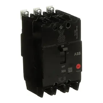 Emerson TEY350 3-Pole 50A 277V Bolt-On Circuit Breaker
