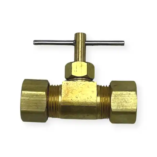 3/8'' OD Straight Needle Valve (Lead-Free)