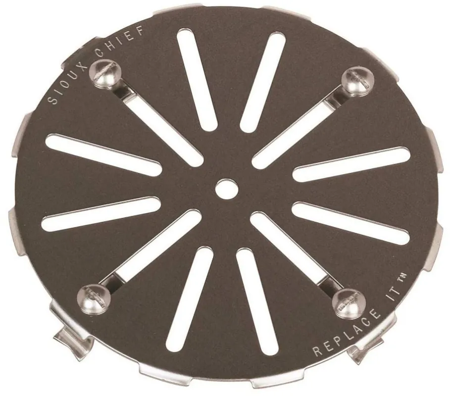 SIOUX 847-7 Adjustable Gripper Floor Drain Strainer