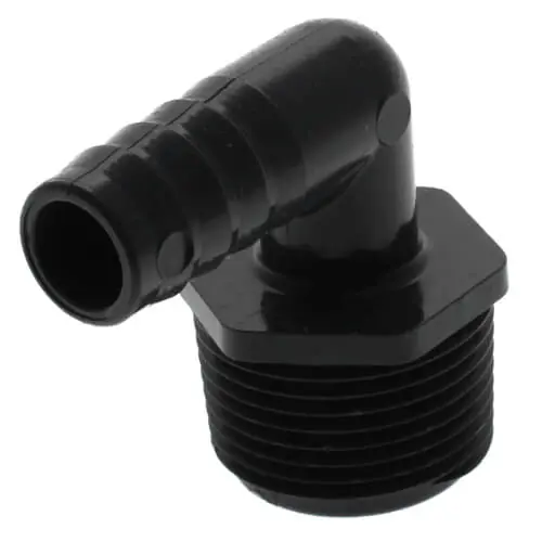 SPEARS 21813 90 Degree PVC Insert Reducing Elbow 3/8 x 3/4