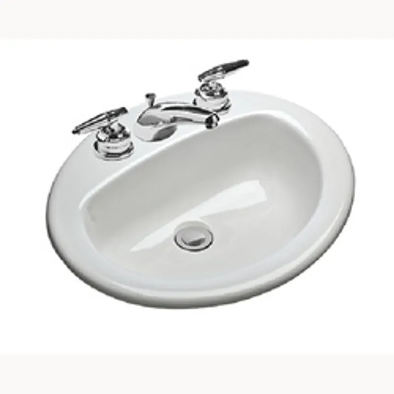 Mansfield 237-4 Mansfild MS Oval Drop-In Lavatory Sink