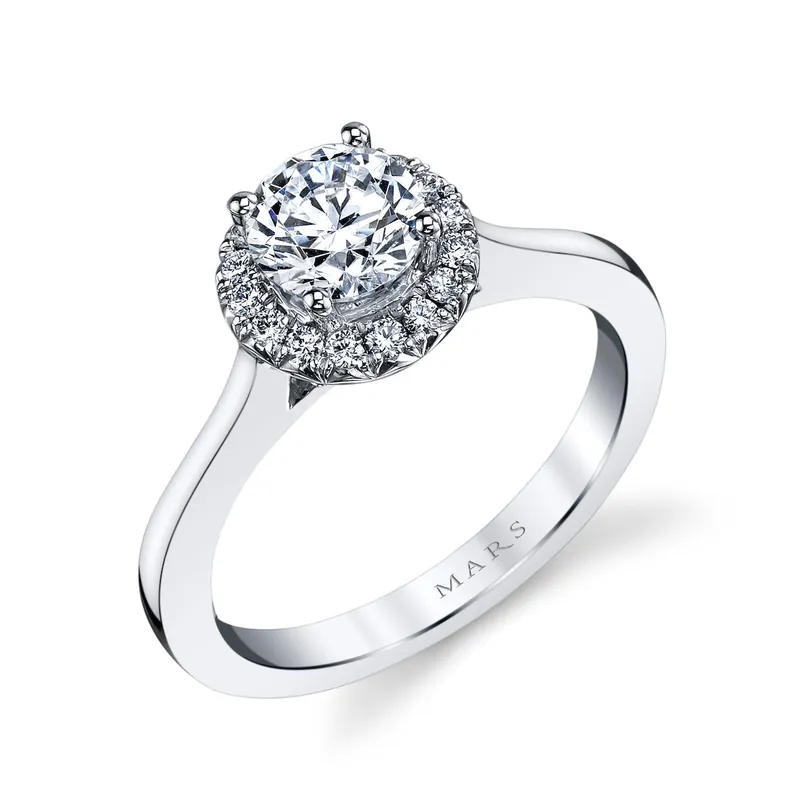 MARS 27011 Engagement Ring 0.22 (Halo Collection)