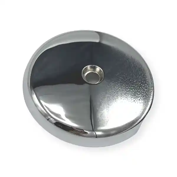 Chrome-Plated Waste & Overflow Plate – 1 Hole
