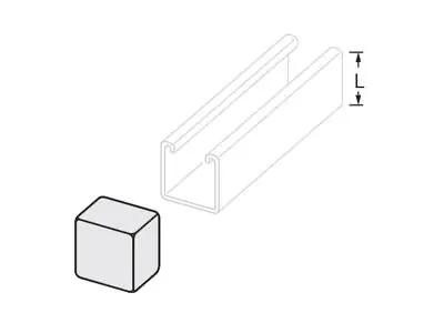 Gray Metal Products GEC-16 Spiral End Cap - 16