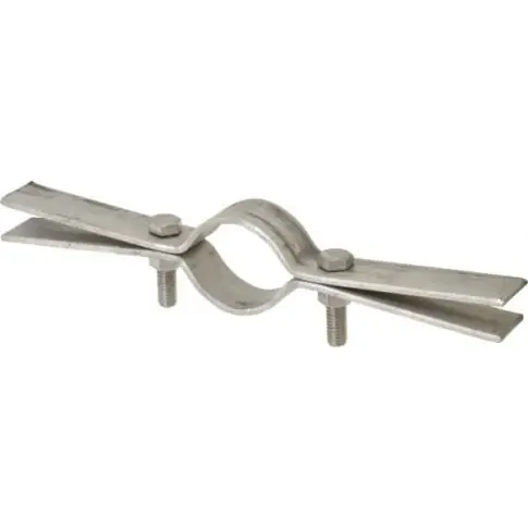Hangers 50SS0150 Standard Riser Clamp, Stainless Steel, 1-1/2 Inch IPS