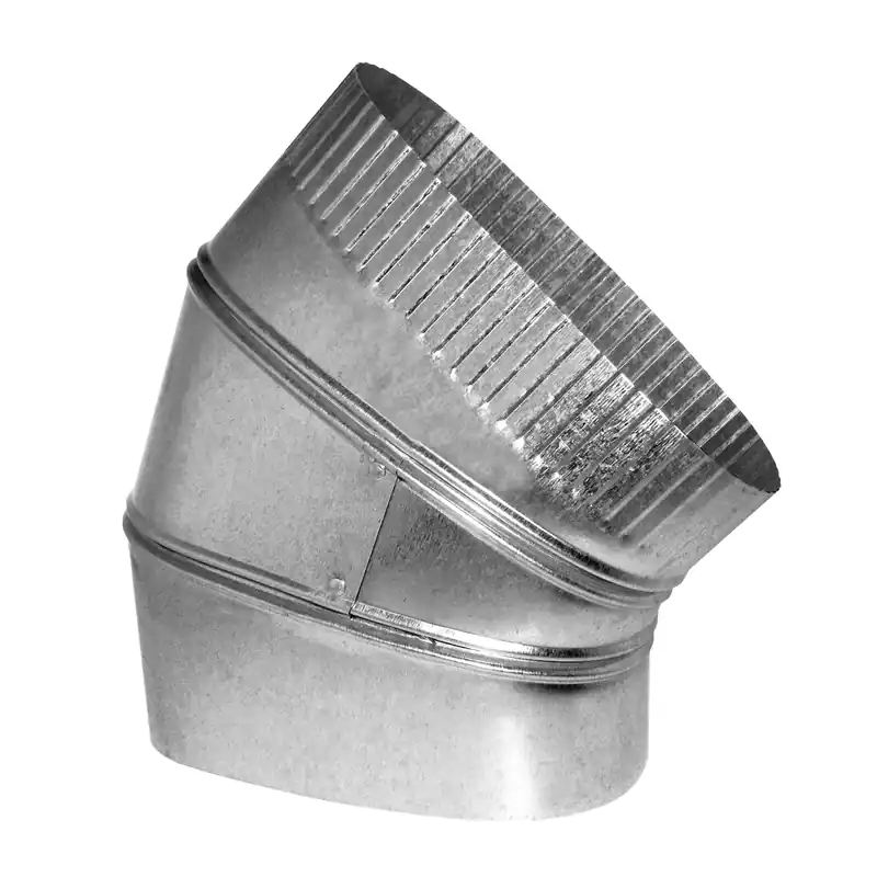 Southwark Metal 1135 45-Degree 5-Inch Galvanized Steel Elbow