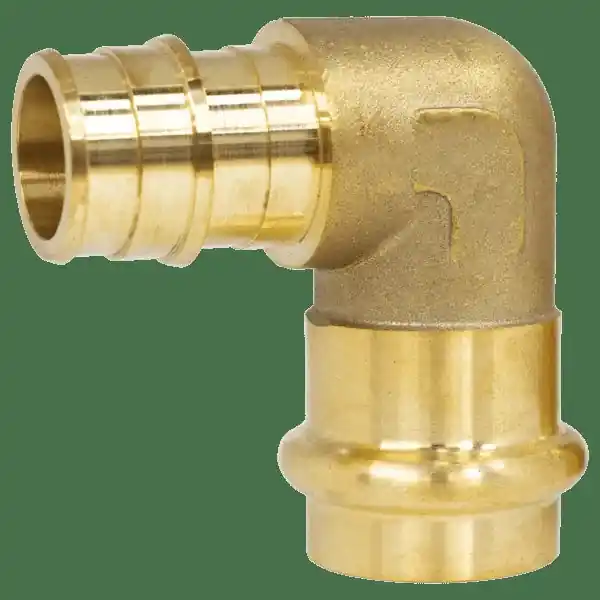 NIBCO H-16843W Forged DZR Brass 90 Degree Transition Elbow
