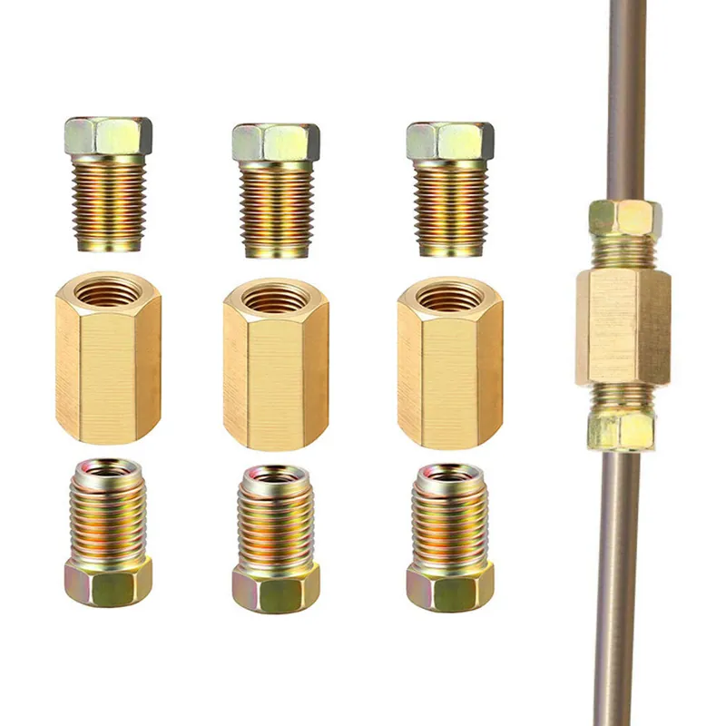 Holyoke Fittings E1-4A Adapter 1/4 Flare x 1/8 NPTFE