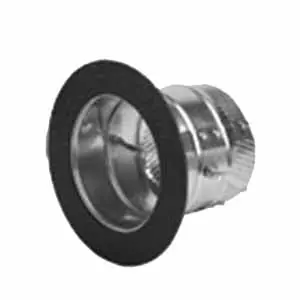 Gray Metal Products 12-400AD 12-Inch Adhesive Metal Duct Takeoff with Damper