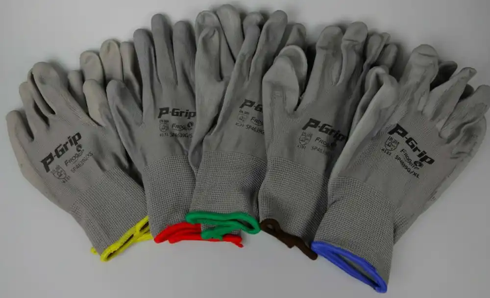 LIBERTY SP4639G-M-DZ Gray Nylon/Polyester Shell Gloves Power Medium