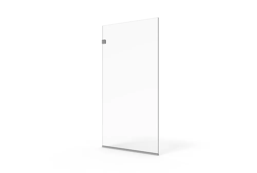 BASCO CELN-900CL Celesta Frameless 3/8-inch Glass Swing Shower Door