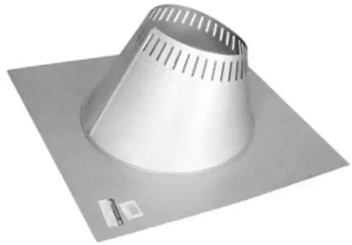 HART & COOLEY 6TLCF6 6-Inch TLC All Fuel Vent Adjustable Roof Flashing with Storm Collar