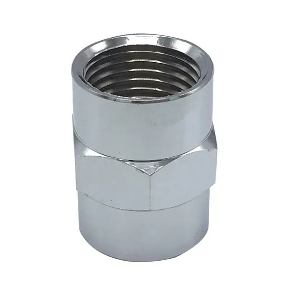 3/8'' Chrome-Plated Coupling (Lead-Free)