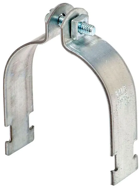 COOPER B-LINE B3180FL-1-1/2-PLN 1-1/2 Plain Steel Flush Mount Pipe Strap