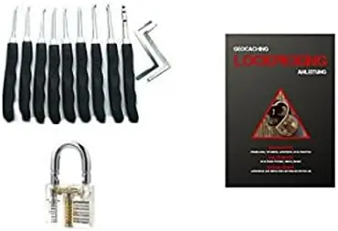 LID CORPORATION GC708 Beginner Lock Picking Set with Practice Lock
