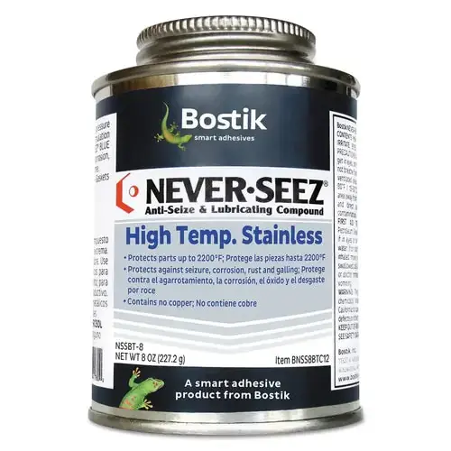 NEVER-SEEZ 30803831 High Temperature Stainless Anti-Seize Lubricant 8 oz