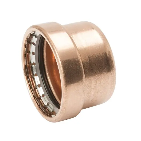 Copper Press Fittings PF07018 4-in Copper Press Cap