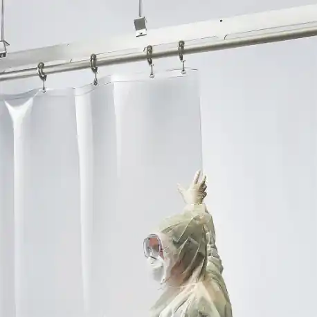 SPEARS 10204 Curtain Wall Manual Slide Operation 10 ft x 10 ft Clear PVC Replacement MPN