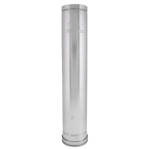 HART & COOLEY 4RPX24 4-Inch x 24-Inch Round Gas Vent Pipe