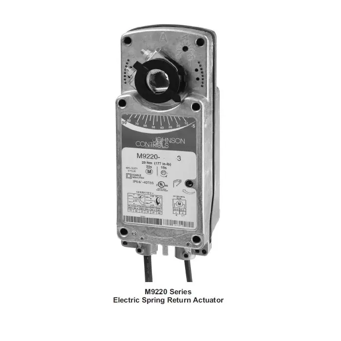 Johnson Controls M9220-GGA-3G Damper Actuator 20 Nm Spring Return