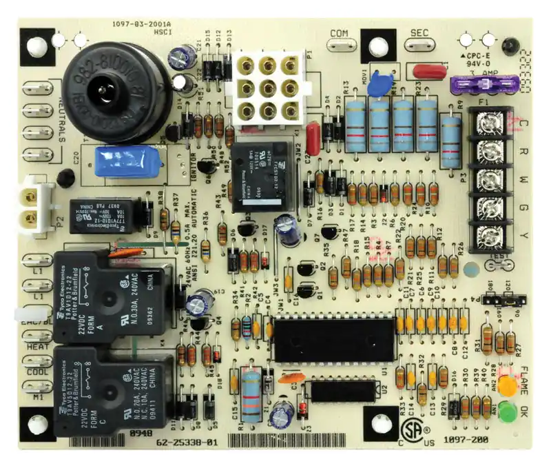 RUUD 62-25338-01 Integrated Furnace Control Circuit Board