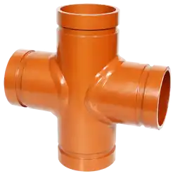 GRUVLOK 0390024180 7068 Grooved End Cross 6 in