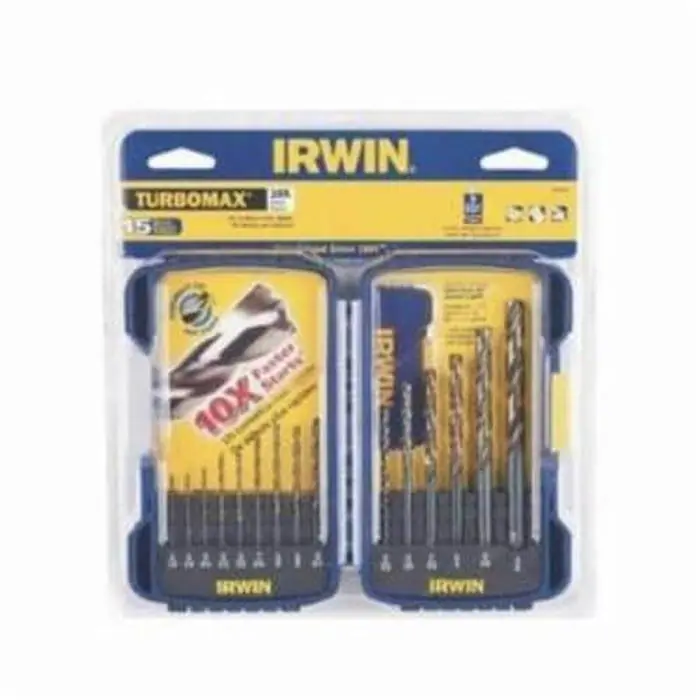 BLACK & DECKER 318015 Drill Bit Set - HSS Black/Gold Oxide