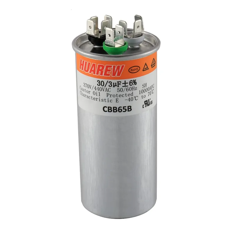 HEATINGVARIOUSMFG-GENERIC 25/3MFD-440V Dual Capacitor