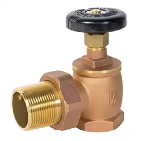 Matco-Norca BARV-0500 1/2 Inch Bronze Angle Steam Radiator Valve