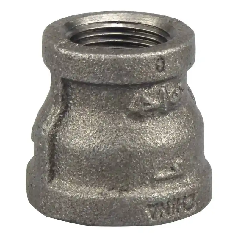 MALLEABLE 521-320 Black Iron Reducing Coupling 3/8 x 1/8