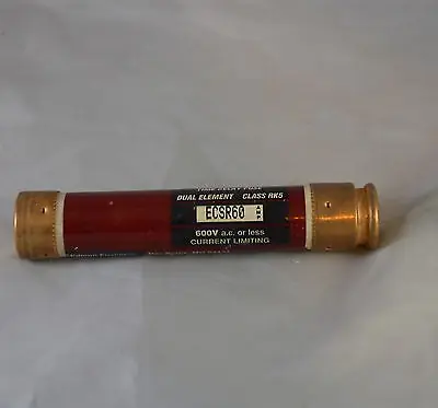 GLOBAL ECSR60 60 Amp 600V RK5 Dual Element Fuse