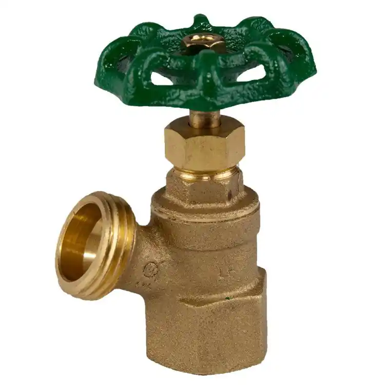 SOVAL 697-005 1/2 Brass Boiler Drain FIP x MHT 90
