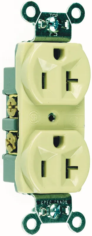 WIRING CR20I 20A 125V Commercial Grade Duplex Receptacle