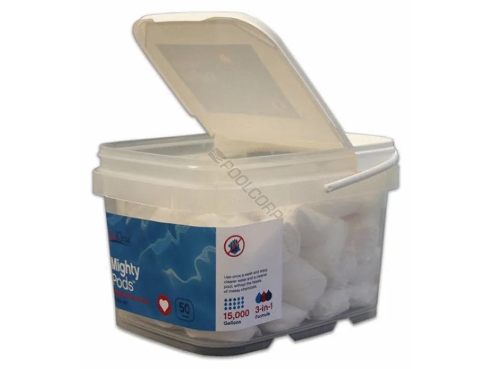 SEAKLEAR 90232 Mighty Pods Weekly Pool Care - 50 Pack
