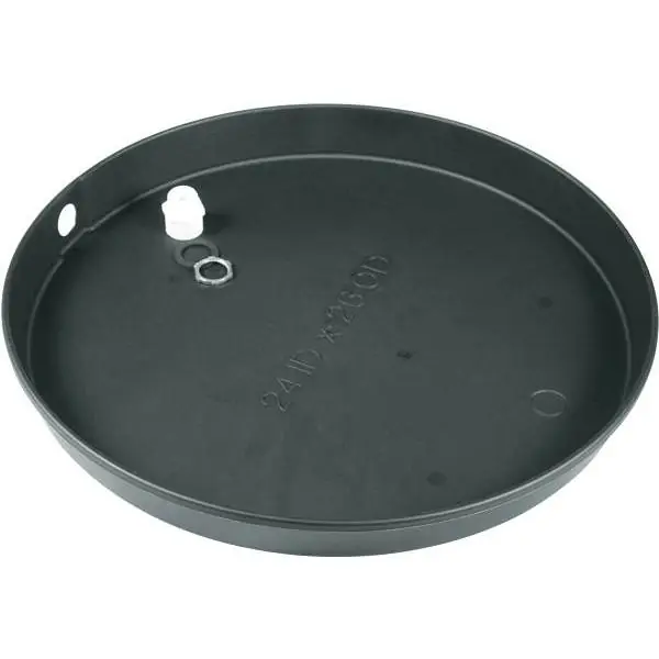 Camco 11466 Camco 22 ID Plastic Drain Pan with CPVC Fitting