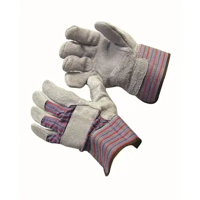 BONTRADETOUGH 84-369 Leather Palm Gloves - Large (12 Pair/Pkg)
