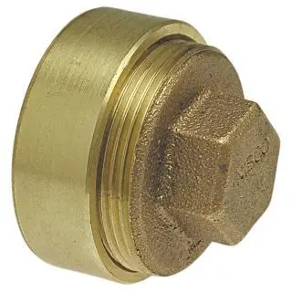 DWV Copper Fittings CO-150, 1-1/2 in. Flush Cleanout with Plug