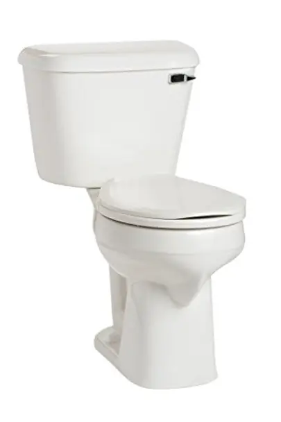 Mansfield 117.160RH.WHT Two-Piece Round Comfort Height Toilet