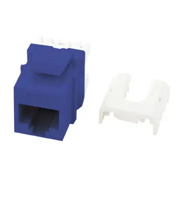 ONQ WP3475-BE OnQ WP3475-BE Cat5e RJ45 Keystone Insert, Blue