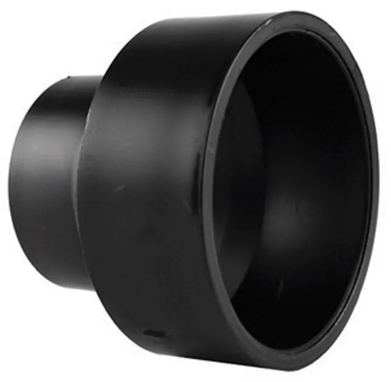 Charlotte Pipe and Foundry ABS001020600 ABS Coupling 2 Hub X 1-1/2 D Hub