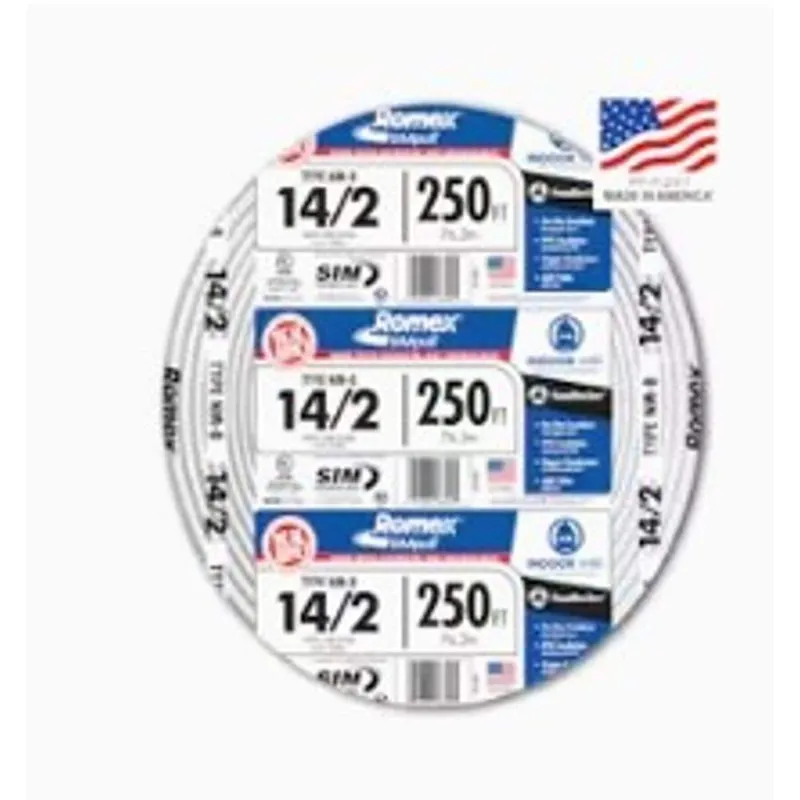ROMEX ROMEX14/2-2W/GRD250C NM-B Cable - 250 ft