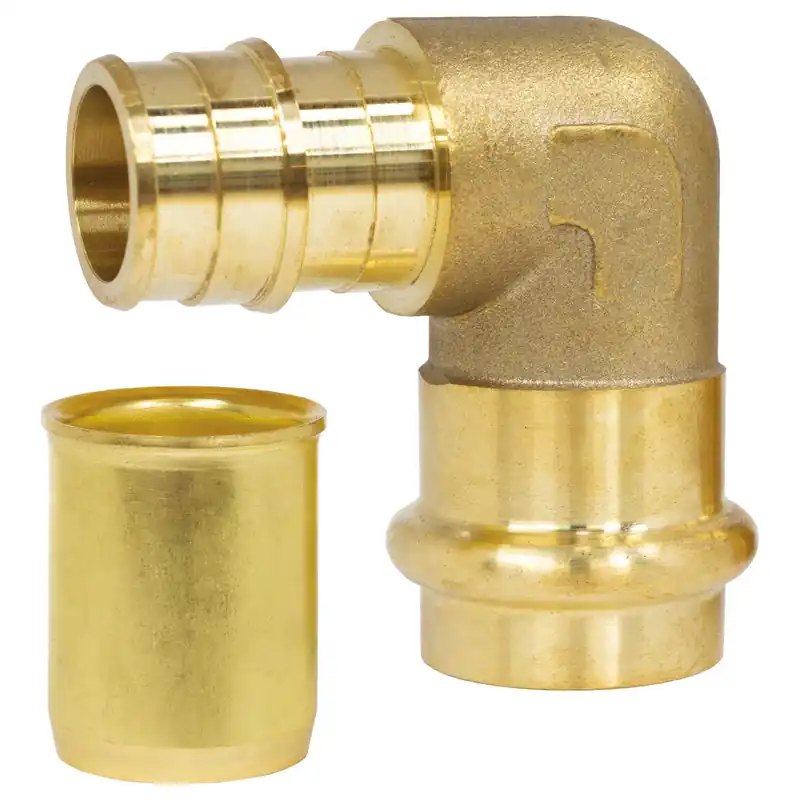 NIBCO H-36823W-R Transition Elbow 3/4 x 1/2 in Press x PEX