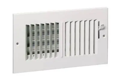 HART & COOLEY 043845 Sidewall/Ceiling Register - 16 x 6 Inches